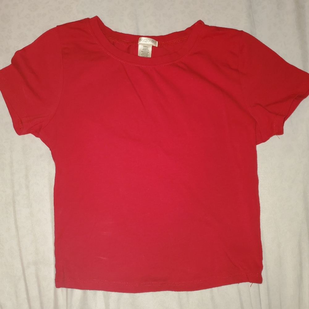 Red Crop Top